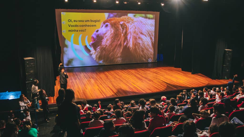 Ações de educação ambiental do projeto