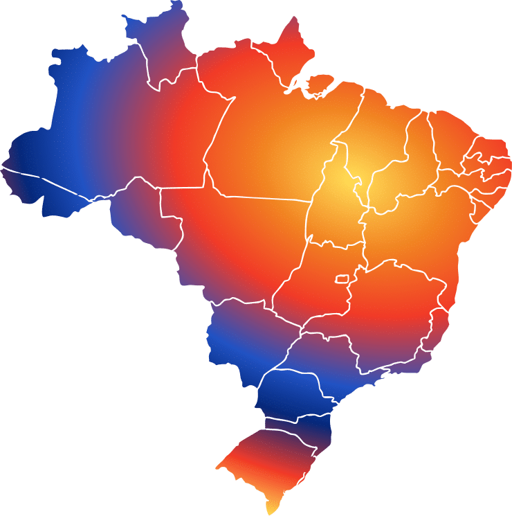 mapa brasil gradiente